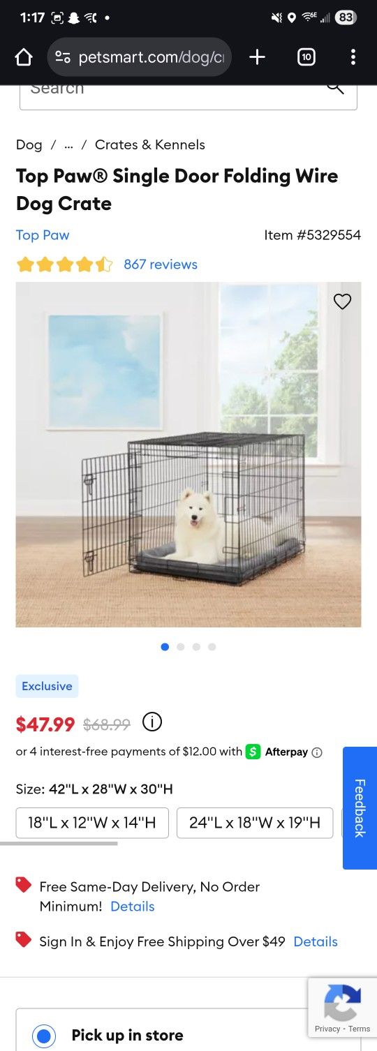 Xtra Large Dog Cage