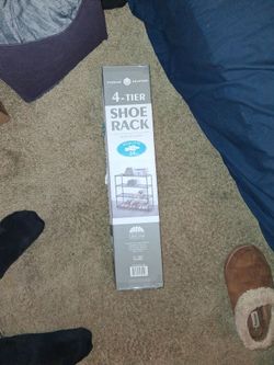 4-tier shoe rack