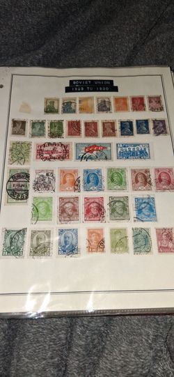 Soviet union stamp collection