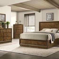 4 Pc Queen Bedroom Set ( Please Read Description For More Information)