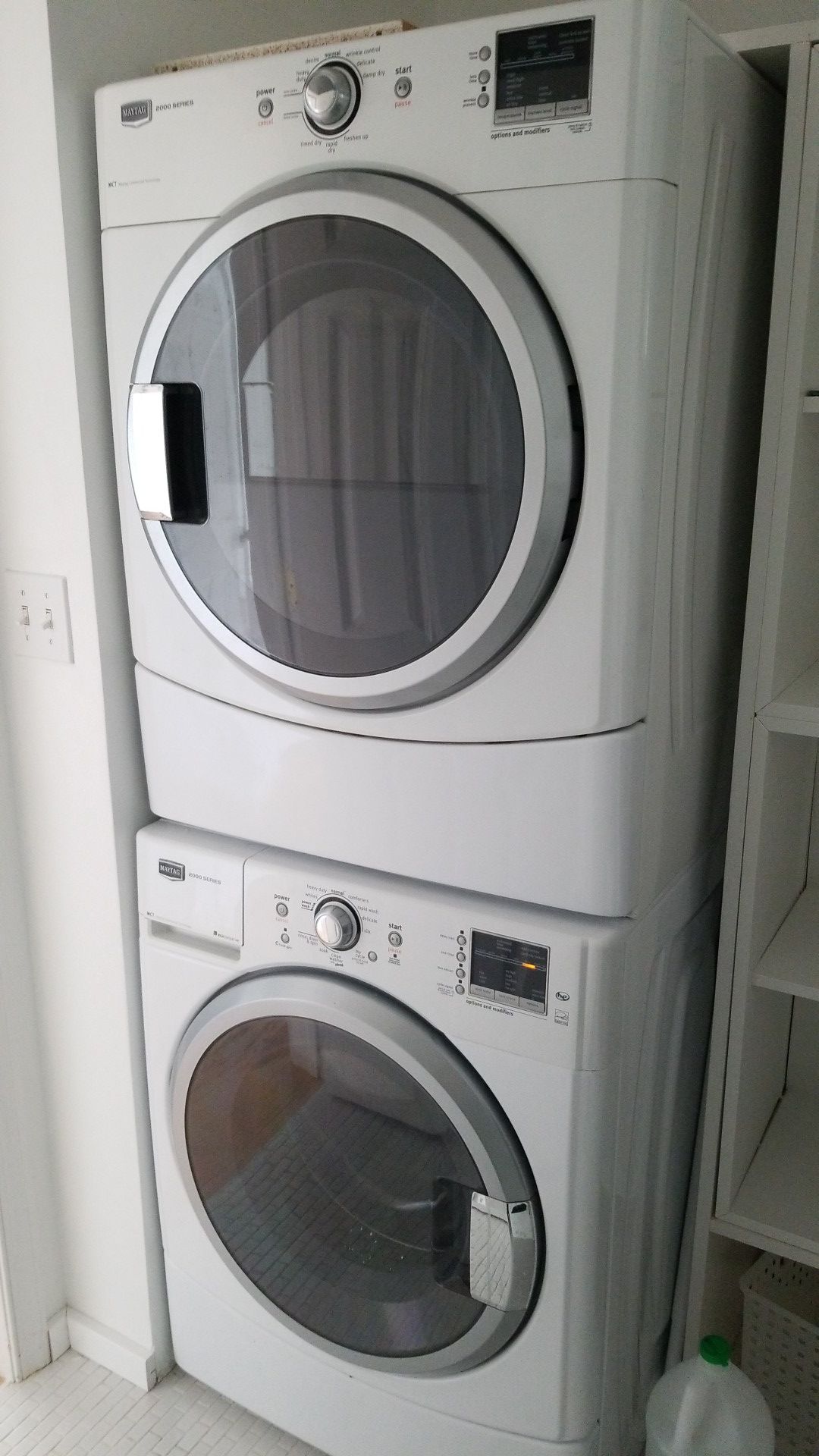 Maytag front load GAS dryer white NICE