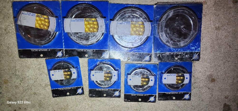 Chrome Plastic Mirror Bezel