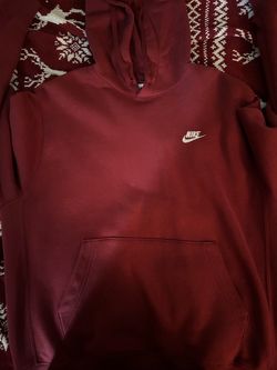Nike Burgundy Hoodie Men’s
