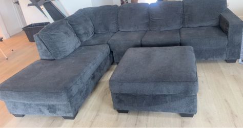 L shaped couch set