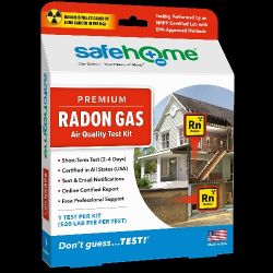 New Safe Home Radon Gas Kit