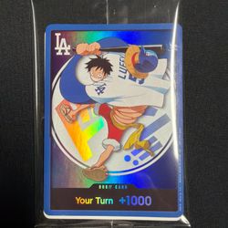 2026 One Piece x Dodgers night Monkey D Luffy Promo