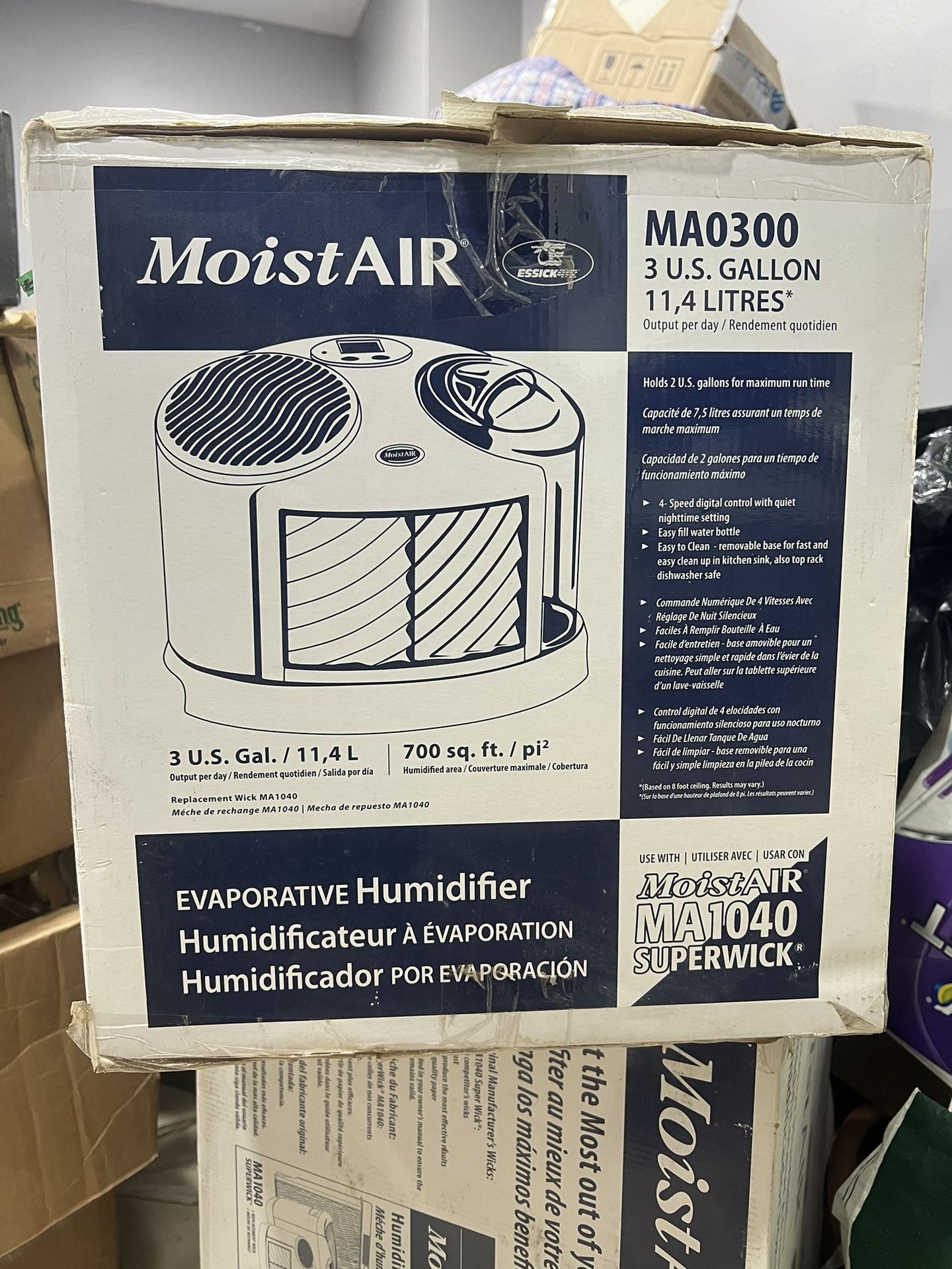 MoistAir Humidifier MA1040 Superwick 