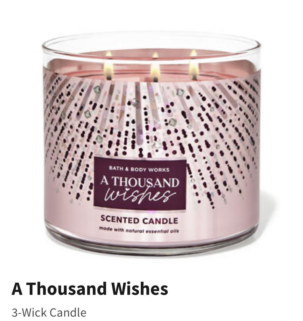 Bath And Body Works 3 Wick Candles