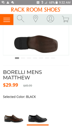 Rack room mens dress deals shoes