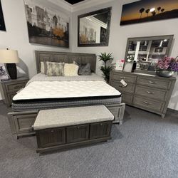 ❤️ 4 PC KING BEDROOM SET ❤️