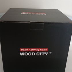 Wood City Activity Cube 