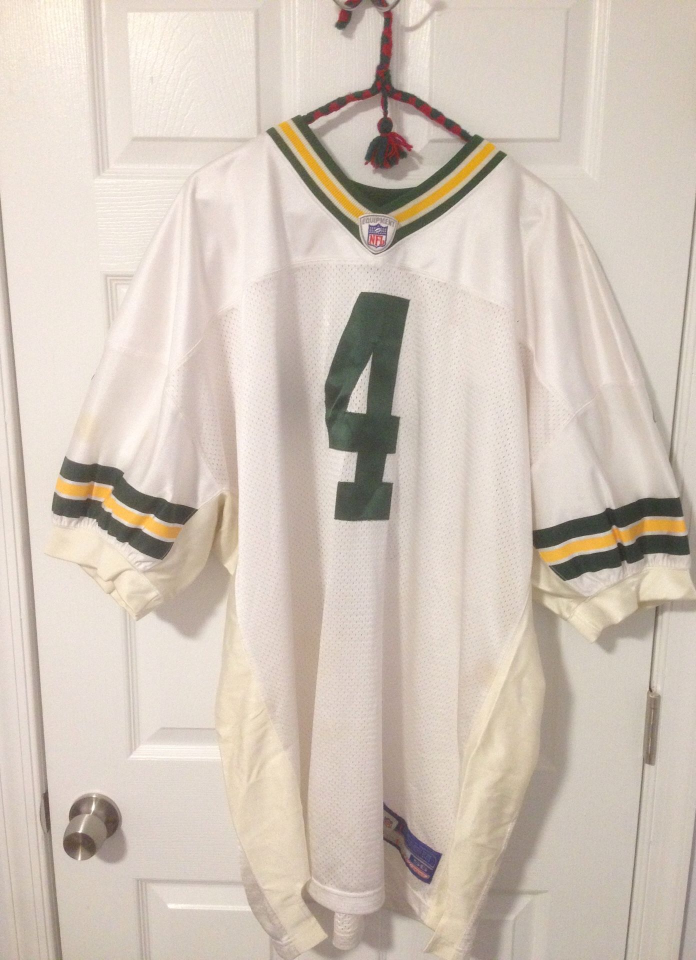 Reebok Brett Favre Green Bay Packers size 56