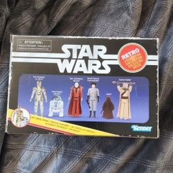 Star Wars Retro Collection New Hope 6-Pack Exclusive Figure Set Kenner Hasbro