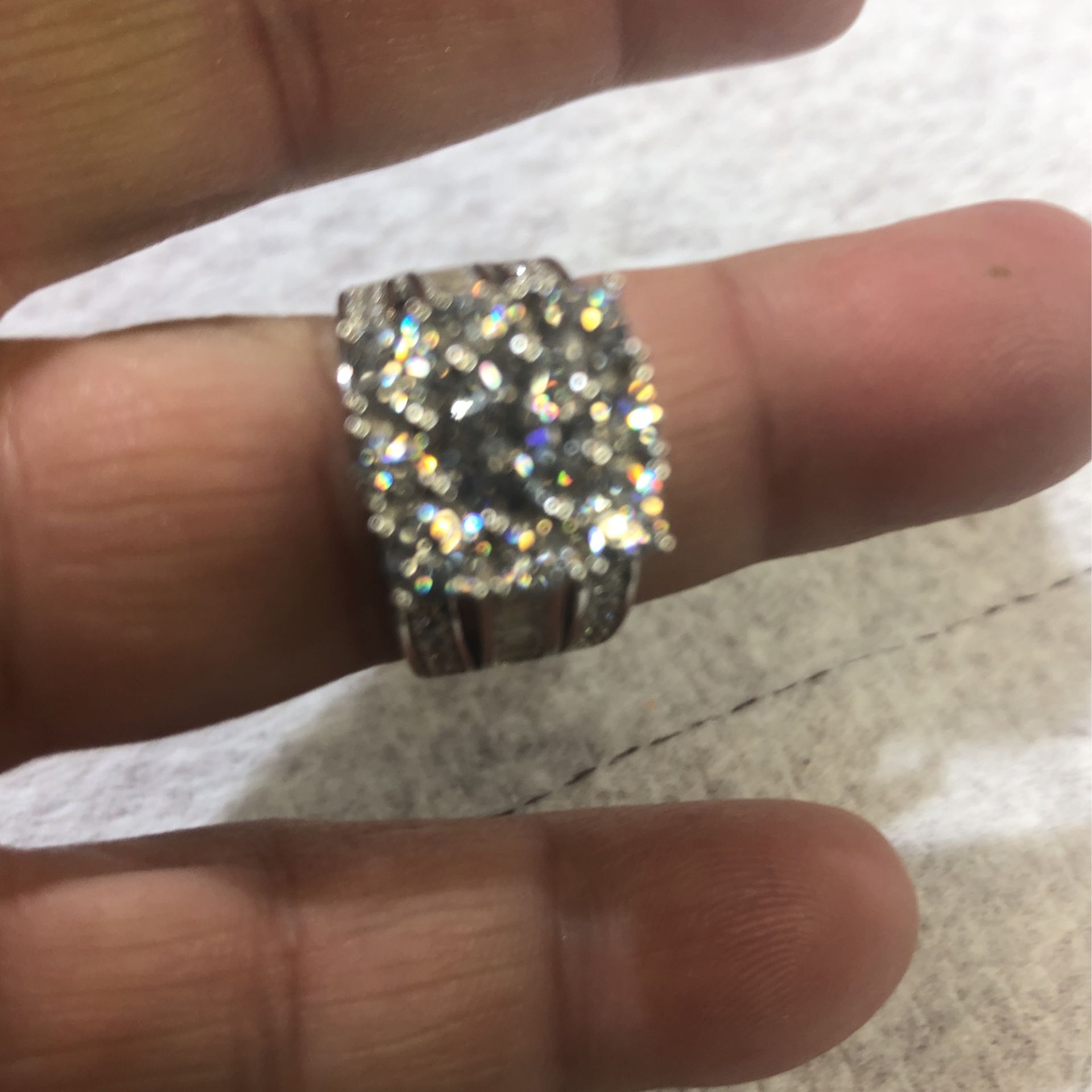 Solid Pure Sterling silver 925 ladies ring