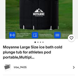 Moyanne Large Size ice bath cold plunge tub for athletes pod portable,Multipl...