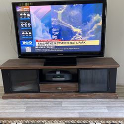 50” TV and New TV stand