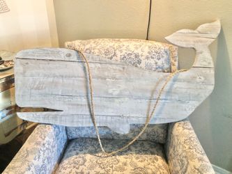 Pottery Barn  Hanging Wooden Whale | Nursery | kids Room🐳