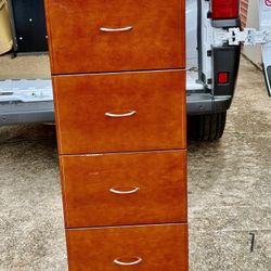 Vertical 4 Drawer Locking File Cabinet NO KEYS