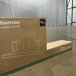 Hisense AX700 5.1.2 Ch. Soundbar Home Theater System - Dolby Atmos, Wireless Sub,  710W
