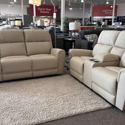 OM• $38 Initial • Brand New Dahlmoore Reclining Sofa And Loveseat 