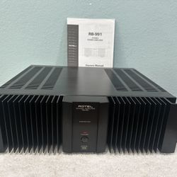 ROTEL RB-991 STEREO POWER AMPLIFIER 200 Watts per channel 8 Ohms