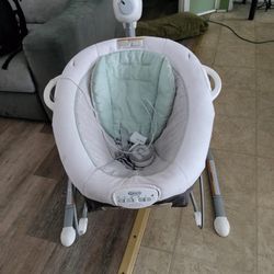Graco Soothe 'n Sway LX Baby Swing with Portable Bouncer, Derby

