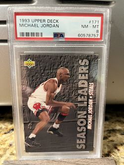 1993 Upper Deck Michael Jordan PSA 8 