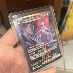 Pokemon Destined Rivals Giovanni's Mewtwo SIR 