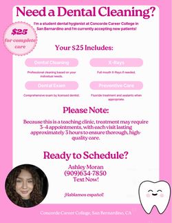 🦷✨ NEED A DENTAL CLEANING? $25 COMPLETE CARE! ✨🦷