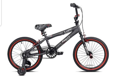 Boy Bike 18"  Freestyle BMX Bike, Charcoal Gray