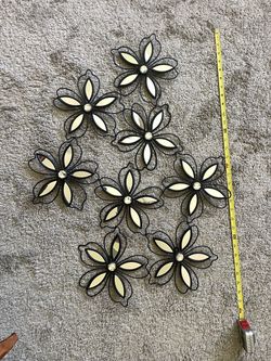 Decorative Metal Flower Wall Art