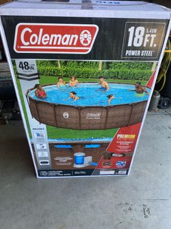 Coleman 18 x 48 above ground pool