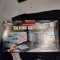 Vintage Talking Electronic Battleship 1989 Original