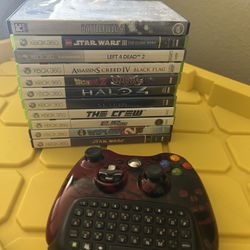 Xbox Games And Controller