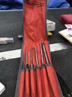 snap On 6 pc Long Pin Punch Set