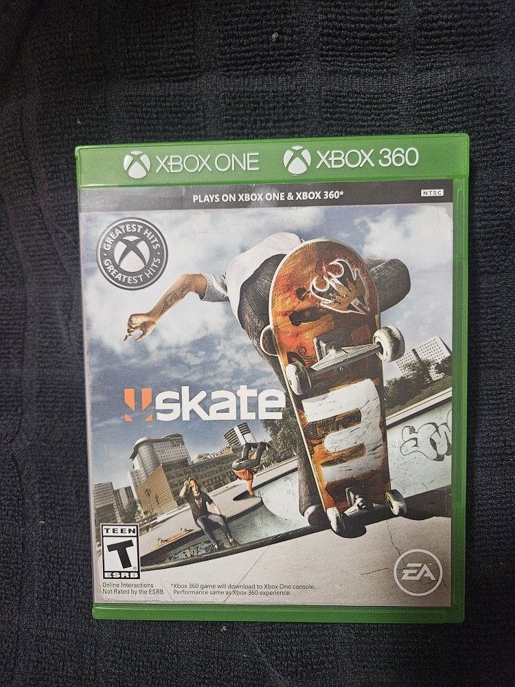 Skate 3 Xbox 360/Xbox One Game 