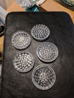 Clear Plastic Herb Grinders