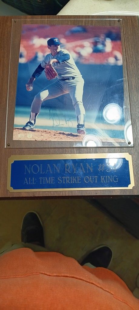 Nolan Ryan Autograph Picture