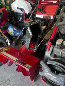Snow blower and ATV