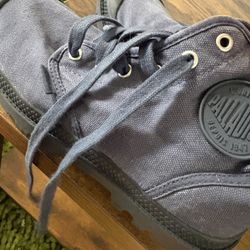 Canvas palladium Shoes Blue Size 8