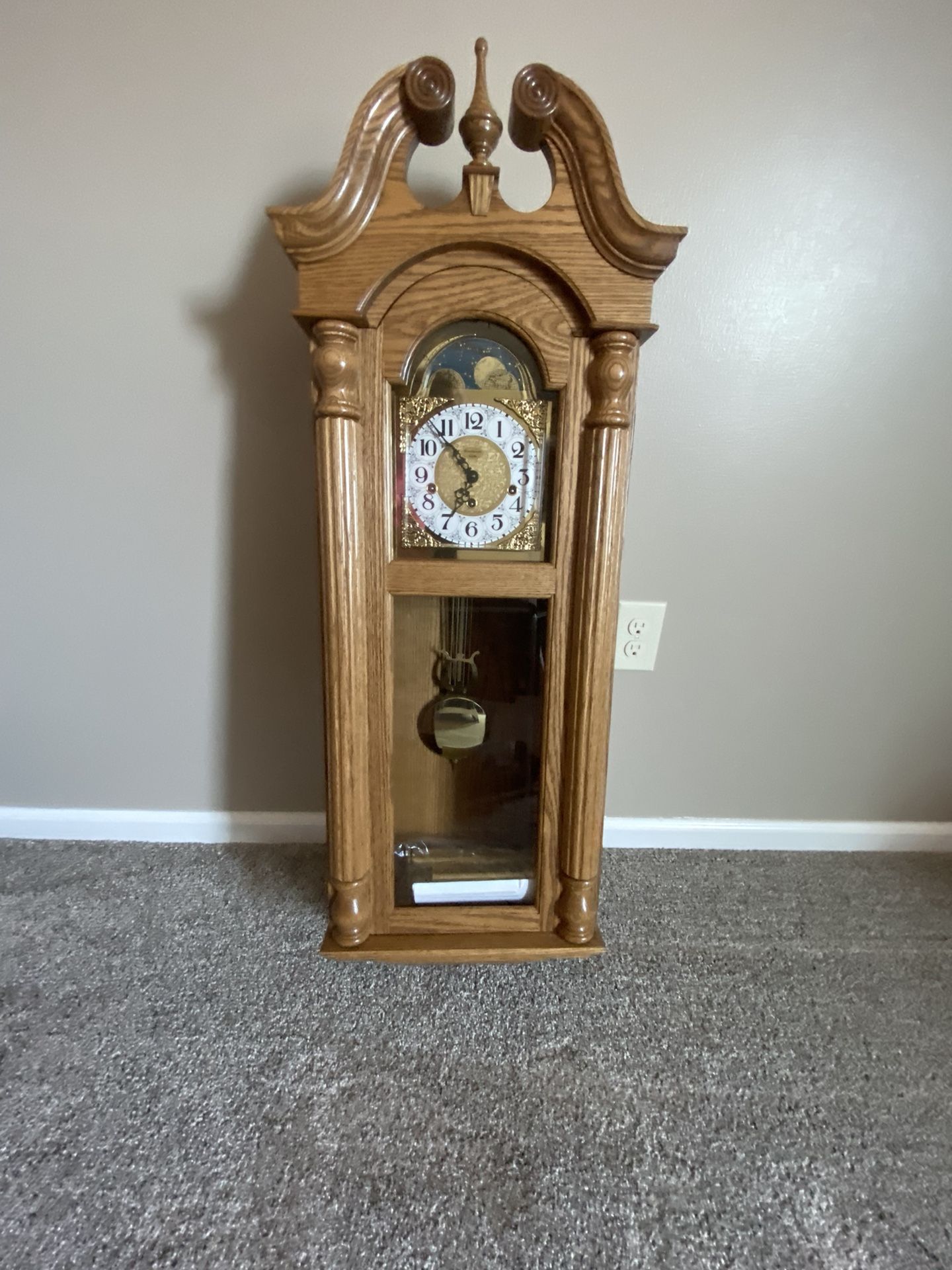 Wall Grandfather Clock