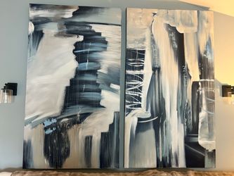 Canvas 2 large beautiful canvases $100 both