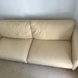 Beautiful tan chateaux d’ax brand couch