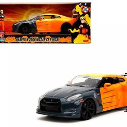 2009 Nissan GT-R Naruto Diecast Figurine "Hollywood Rides" jada toys