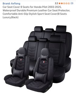 Leather Car seat Covers 2003-2025 Honda Pilot