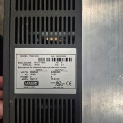 Leeson speedmaster ac motor control