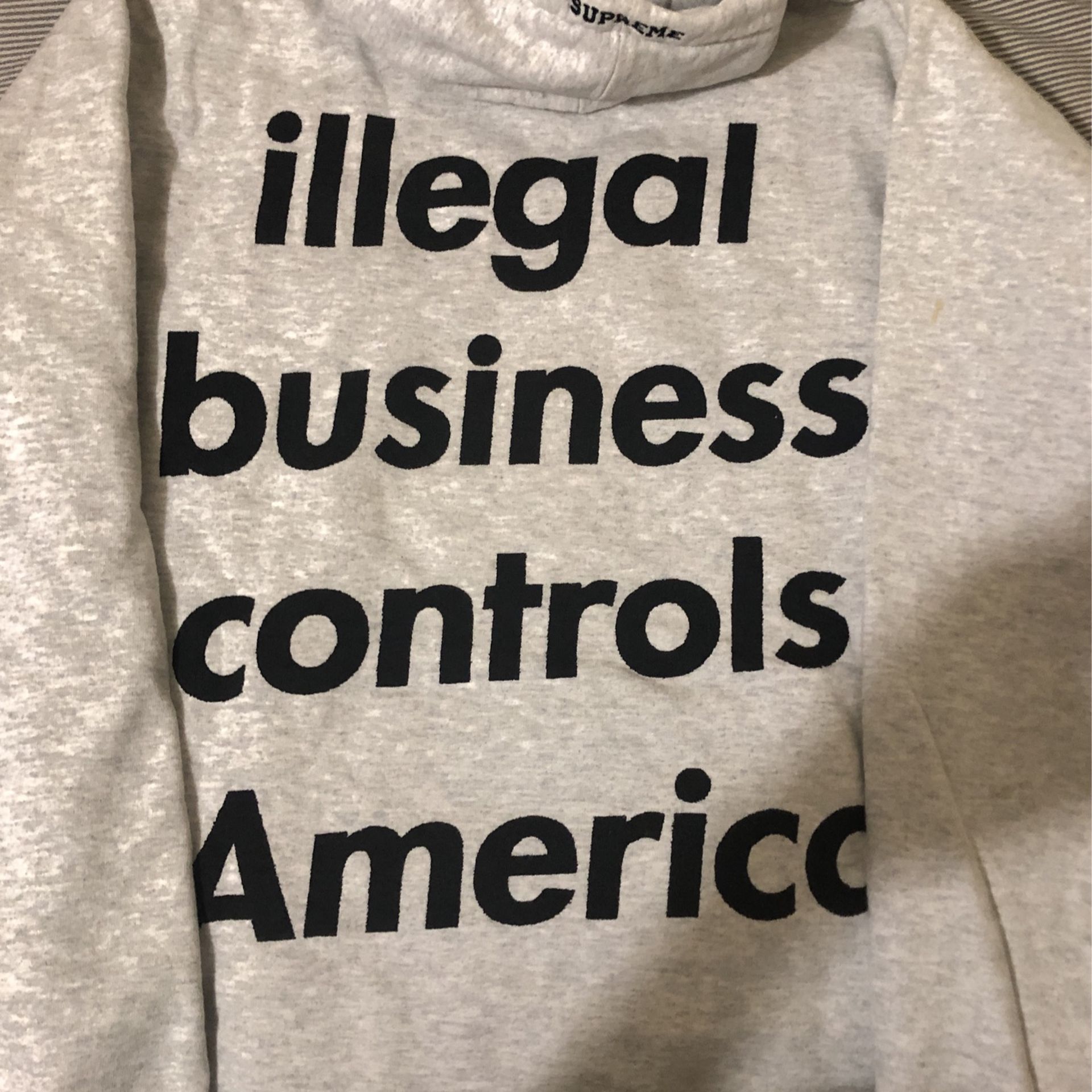 Supreme Illegal Business Controls America Hoodie