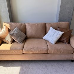 Beautiful Tan Sofa bed (queen)
