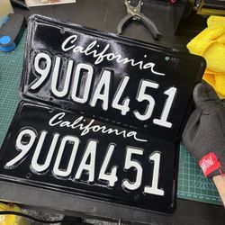 License Plates Wrap
