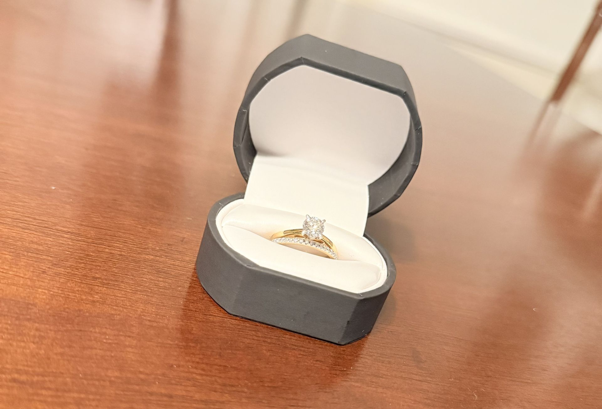 1 1/4 CT. T.W. Lab-Grown (F / VS2) Diamond I Solitaire Bridal Set in 10K or 14K Gold